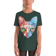 Load image into Gallery viewer, Creepy Cat T-Shirt - Tees Arena | TeesArena.com