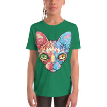 Load image into Gallery viewer, Creepy Cat T-Shirt - Tees Arena | TeesArena.com