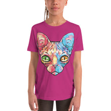 Load image into Gallery viewer, Creepy Cat T-Shirt - Tees Arena | TeesArena.com