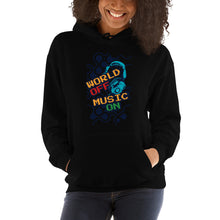 Load image into Gallery viewer, World Off Music On Hoodie - Tees Arena | TeesArena.com