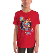 Load image into Gallery viewer, Splashed Space Cat T-Shirt - Tees Arena | TeesArena.com