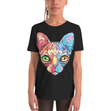 Load image into Gallery viewer, Creepy Cat T-Shirt - Tees Arena | TeesArena.com