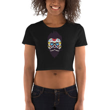 Load image into Gallery viewer, Hipster Sugar Skull Crop Top - Tees Arena | TeesArena.com