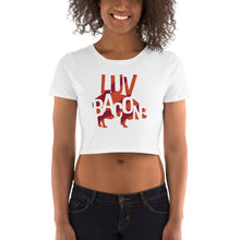 Load image into Gallery viewer, Luv Bacon Crop Top - Tees Arena | TeesArena.com