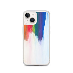 Falling Rainbow iPhone Case