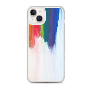 Falling Rainbow iPhone Case