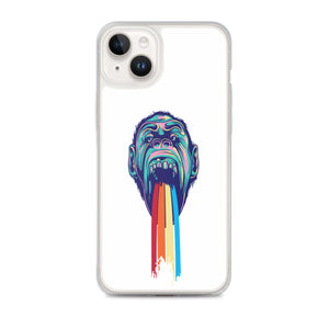 Puking Rainbow iPhone Case