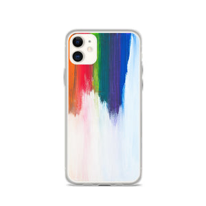 Falling Rainbow iPhone Case