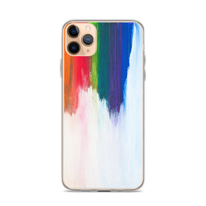 Falling Rainbow iPhone Case