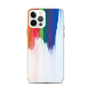 Falling Rainbow iPhone Case