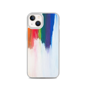 Falling Rainbow iPhone Case