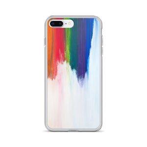 Falling Rainbow iPhone Case