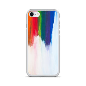 Falling Rainbow iPhone Case