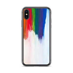 Falling Rainbow iPhone Case