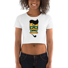 Load image into Gallery viewer, Mustachioed Sugar Skull Crop Top - Tees Arena | TeesArena.com