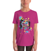 Load image into Gallery viewer, Splashed Space Cat T-Shirt - Tees Arena | TeesArena.com