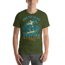 Load image into Gallery viewer, Ride The Waves T-Shirt - Tees Arena | TeesArena.com