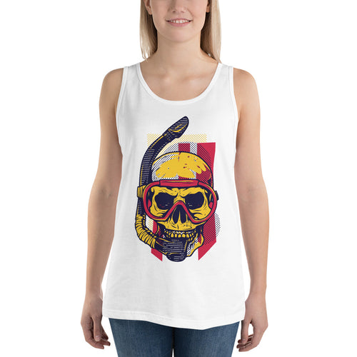 Dead Scuba Diver Tank Top - Tees Arena | TeesArena.com