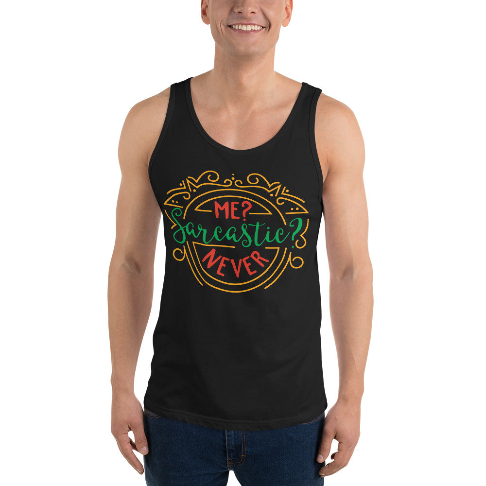 Me? Sarcastic? Tank Top - Tees Arena | TeesArena.com