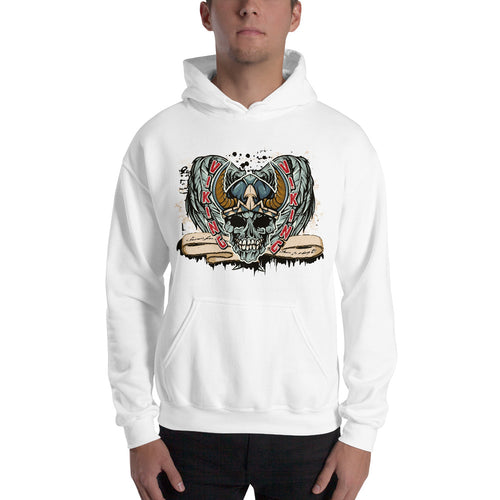 Viking Skull Hoodie - Tees Arena | TeesArena.com