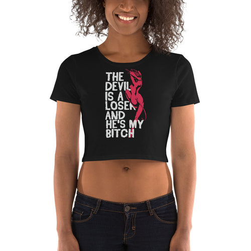 The Devil Crop Top - Tees Arena | TeesArena.com
