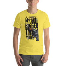 Load image into Gallery viewer, My Gun Is Much Bigger T-Shirt - Tees Arena | TeesArena.com