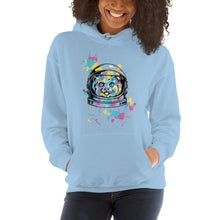 Load image into Gallery viewer, Splashed Space Cat Hoodie - Tees Arena | TeesArena.com