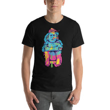 Load image into Gallery viewer, Splashed Aztec Idol T-Shirt - Tees Arena | TeesArena.com