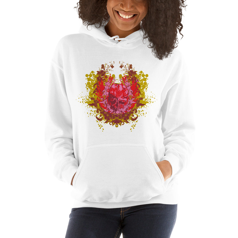Heart Skull Hoodie - Tees Arena | TeesArena.com