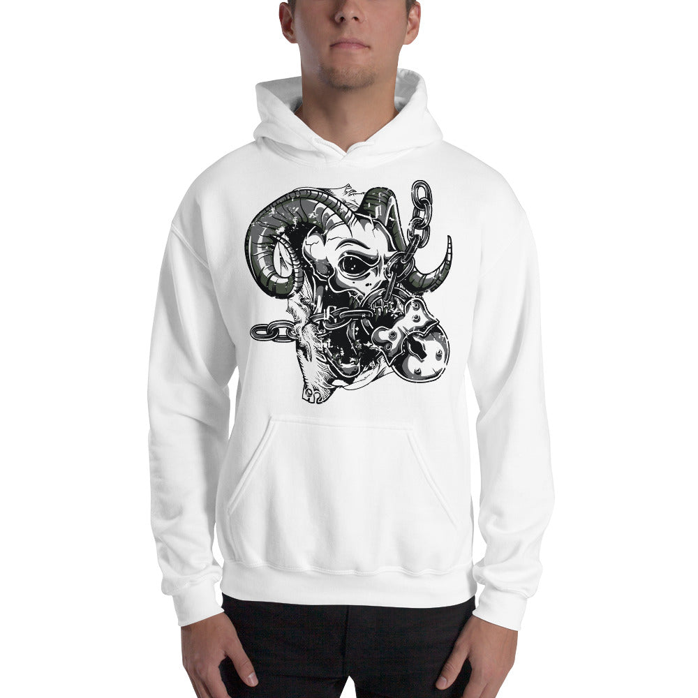 Evil Ram Hoodie - Tees Arena | TeesArena.com