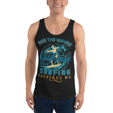 Load image into Gallery viewer, Ride The Waves Tank Top - Tees Arena | TeesArena.com