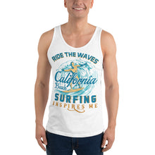 Load image into Gallery viewer, Ride The Waves Tank Top - Tees Arena | TeesArena.com