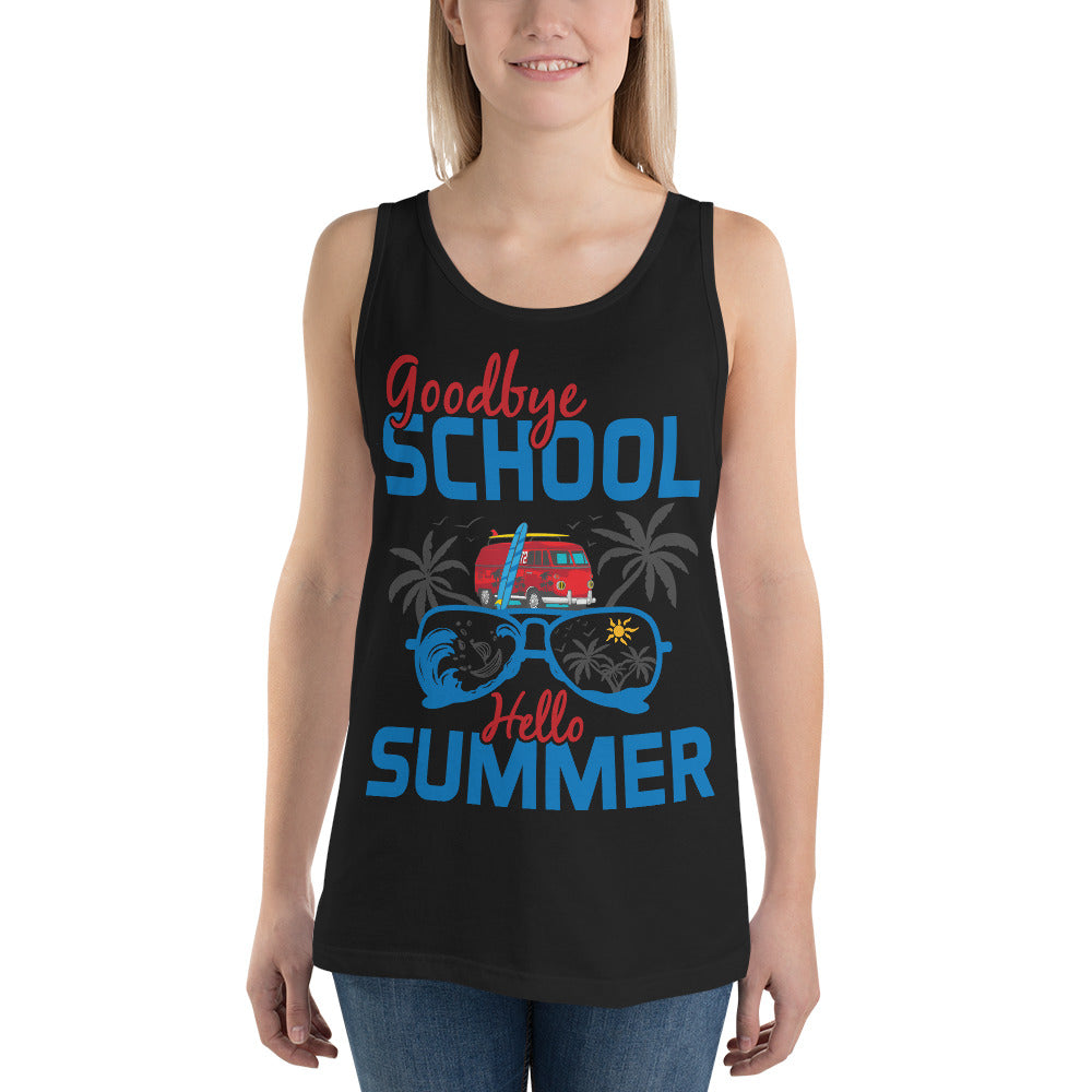 Goodbye School Tank Top - Tees Arena | TeesArena.com