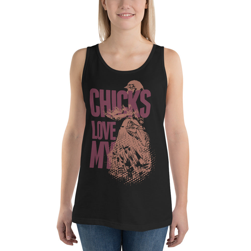 Chicks Love My Tank Top - Tees Arena | TeesArena.com