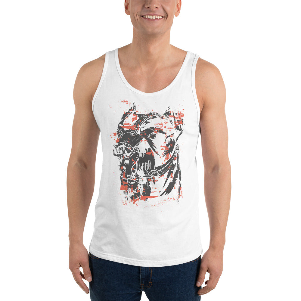 Muted Dog Tank Top - Tees Arena | TeesArena.com