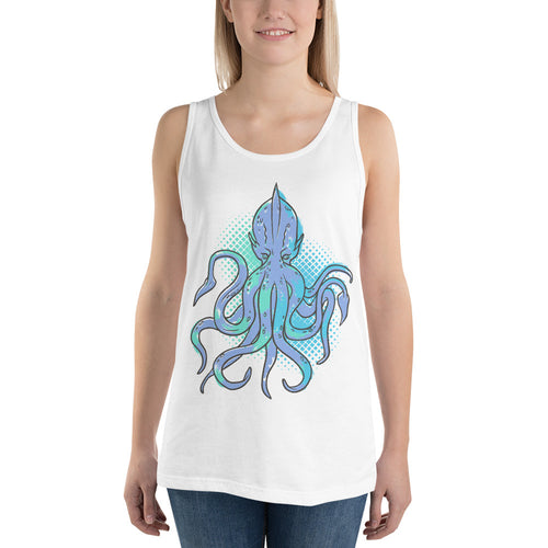 The Blue Octopus Tank Top - Tees Arena | TeesArena.com
