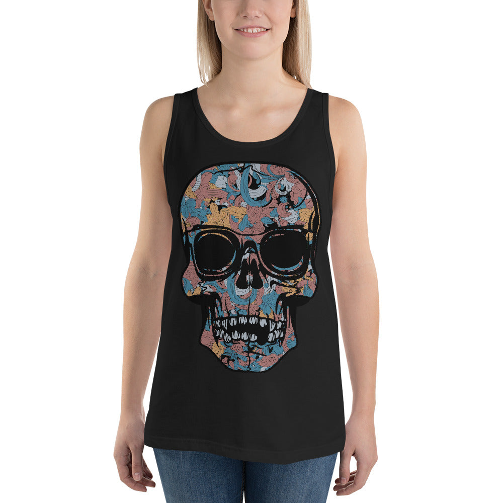 Class Skull Tank Top - Tees Arena | TeesArena.com