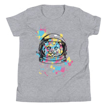 Load image into Gallery viewer, Splashed Space Cat T-Shirt - Tees Arena | TeesArena.com
