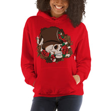 Load image into Gallery viewer, Bowler Hat And Roses Hoodie - Tees Arena | TeesArena.com