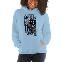 Load image into Gallery viewer, My Gun Is Much Bigger Hoodie - Tees Arena | TeesArena.com