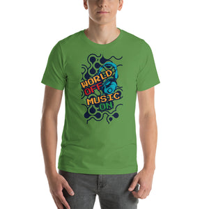 World Off Music On T-Shirt - Tees Arena | TeesArena.com