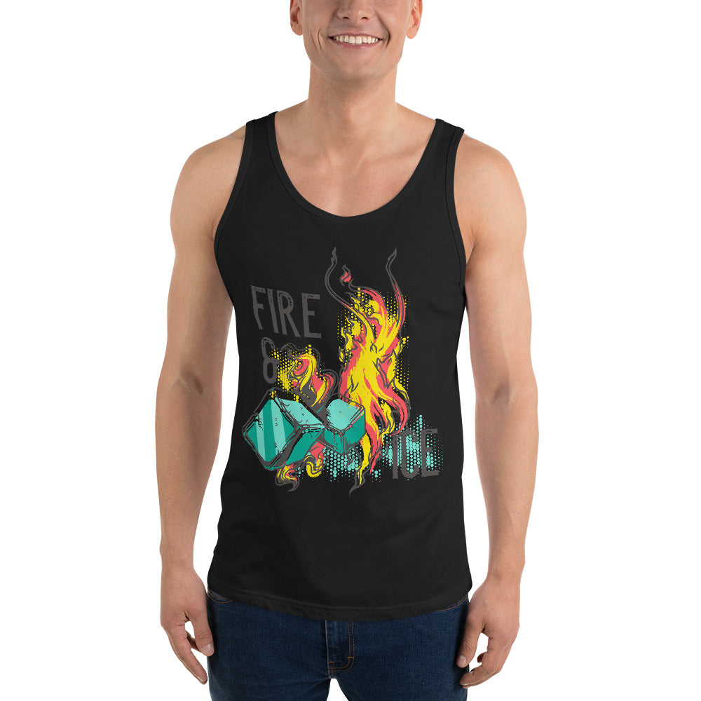 Fire And Ice Tank Top - Tees Arena | TeesArena.com
