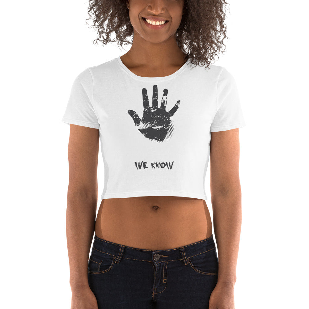 We Know Crop Top - Tees Arena | TeesArena.com