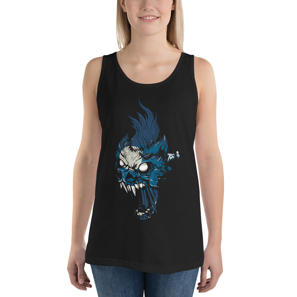Zombie Wolf Tank Top - Tees Arena | TeesArena.com