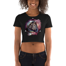 Load image into Gallery viewer, Cosmic Zebra Crop Top - Tees Arena | TeesArena.com