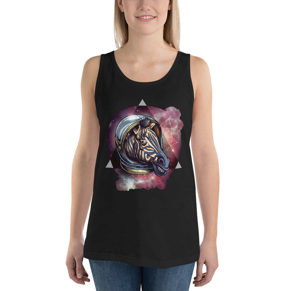 Cosmic Zebra Tank Top - Tees Arena | TeesArena.com