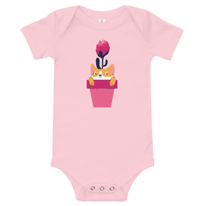 Cat In A Pot Bodysuit - Tees Arena | TeesArena.com