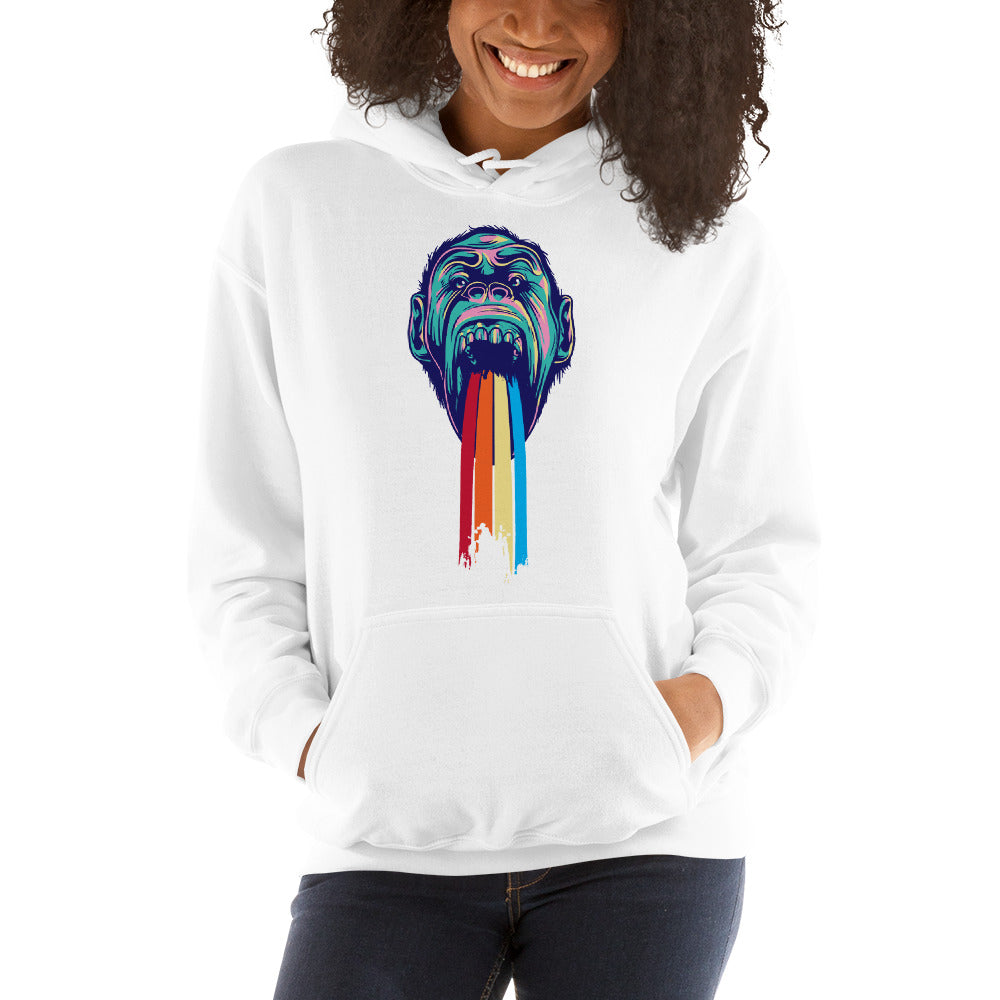 Puking Rainbow Hoodie - Tees Arena | TeesArena.com