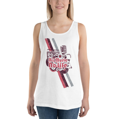 No Music No Life Tank Top - Tees Arena | TeesArena.com