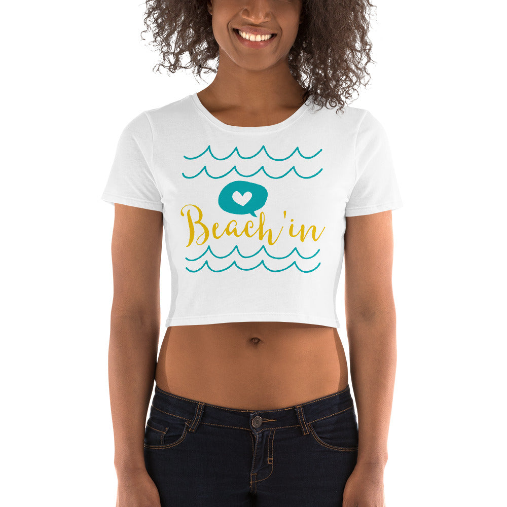 Beach'in Crop Top - Tees Arena | TeesArena.com